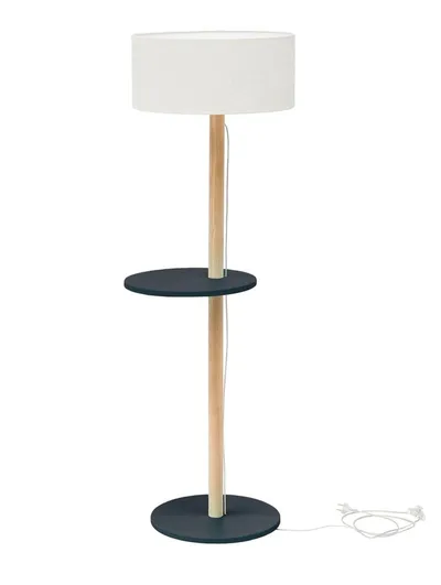 Lampa podłogowa UFO 45x150 cm - grafitowy/biały