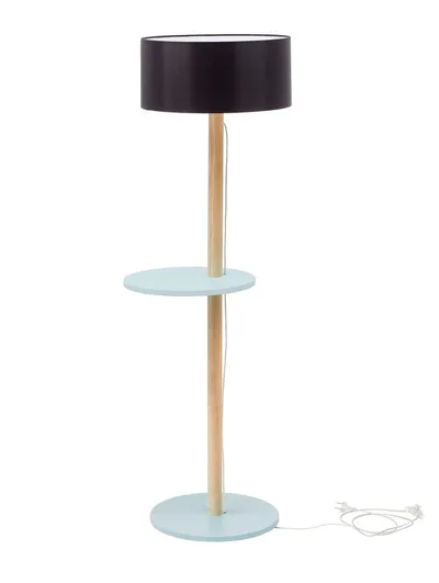Lampa podłogowa UFO 45x150 cm - jasnoszary/czarny