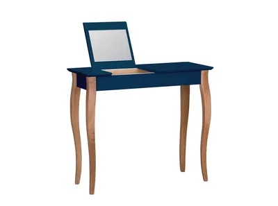 Toaletka LILLO z lusterkiem 85x35 cm - petrol blue