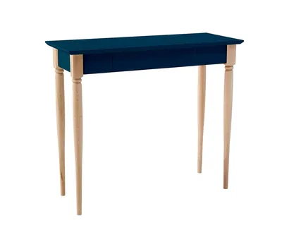 Biurko z szufladą MAMO 85x40 cm - petrol blue