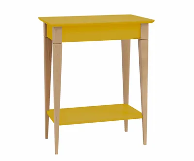 Konsola MIMO 65x35 cm - żółty