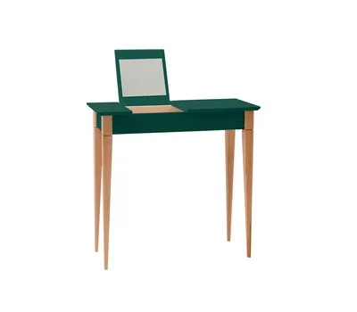 Toaletka MIMO z lusterkiem 65x35 cm - zielony butelkowy