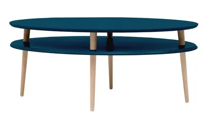 Stolik kawowy OVO HIGH 110x70 cm - petrol blue