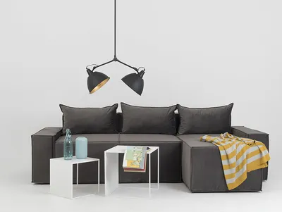 Lampa wisząca COBEN TWO HEAD - czarny