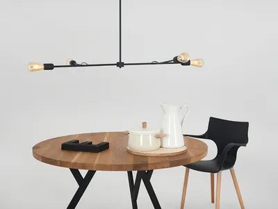Lampa wisząca TRISO 4 - czarny