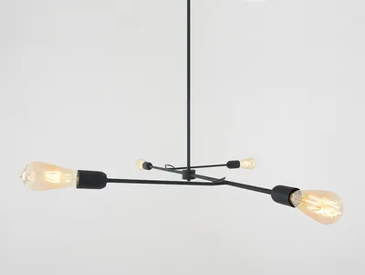 Lampa wisząca TRISO 4 - czarny