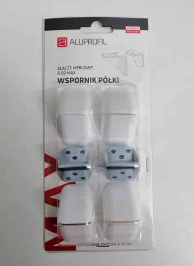 Złącze Meblowe Z-02 MAX Białe 8 Szt.
