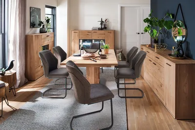 Stół rozkładany PORTLAND 60 180(280)x100 - dąb sękaty bianco