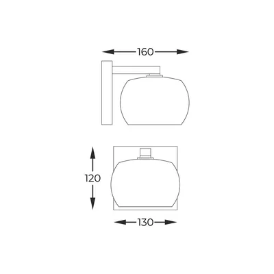 Kinkiet CRYSTAL W0076-01A-B5FZ