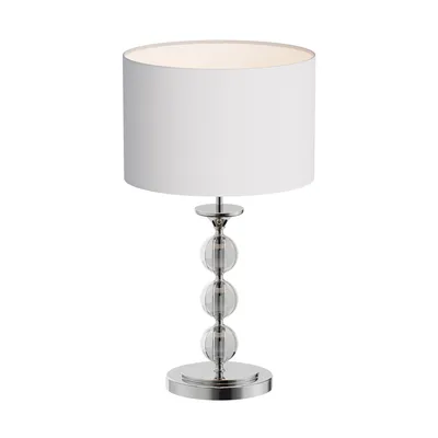 Lampa stołowa REA II RLT93163-1W - biały/srebrny