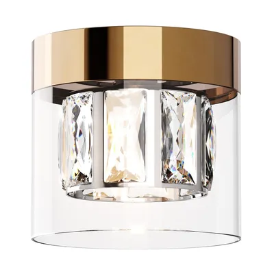 Lampa sufitowa GEM C0389-01A-F7AC - złoty