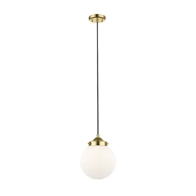 Lampa wisząca RIANO P0454-01D-F7AA - złoty/biały