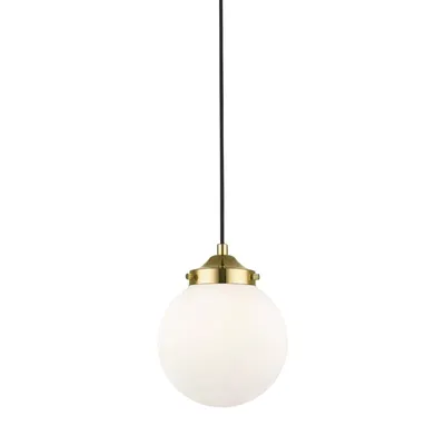 Lampa wisząca RIANO P0454-01D-F7AA - złoty/biały