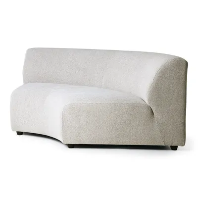 Sofa JAX: element okrągły - jasnoszary