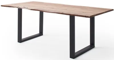 Stół drewniany CALABRIA z blatem 2.5 cm - natur