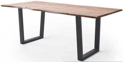 Stół drewniany CALABRIA z blatem 2.5 cm - natur