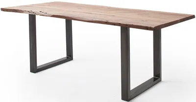 Stół drewniany CALABRIA z blatem 3.5 cm - natur