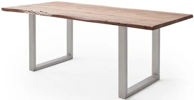 Stół drewniany CALABRIA z blatem 3.5 cm - natur
