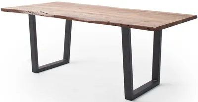 Stół drewniany CALABRIA z blatem 3.5 cm - natur