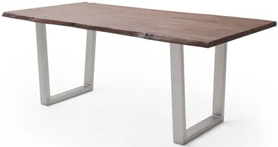 Stół drewniany CALABRIA z blatem 3.5 cm - orzech