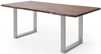 Stół drewniany CALABRIA z blatem 3.5 cm - orzech
