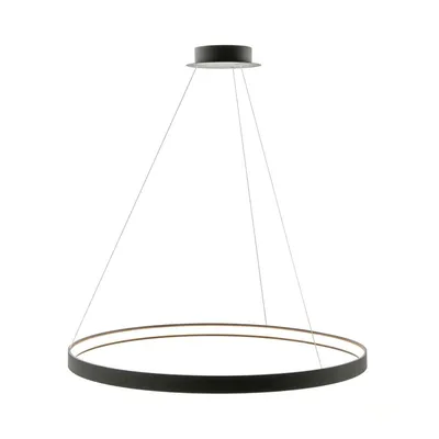 Duża lampa wisząca CIRCLE LA0722/1-BK - czarny