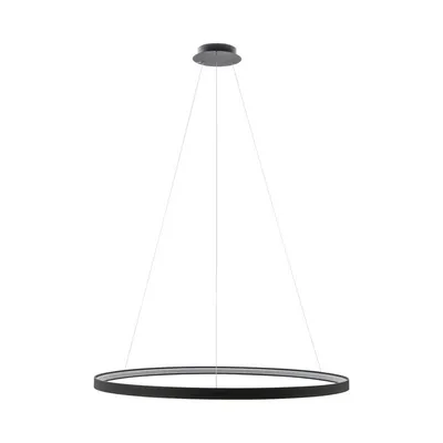 Duża lampa wisząca CIRCLE LA0722/1-BK - czarny
