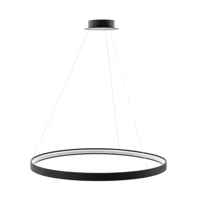 Duża lampa wisząca CIRCLE LA0722/1-BK - czarny