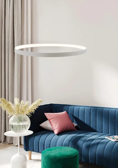 Lampa wisząca CIRCLE LA0716/1-WH - biały