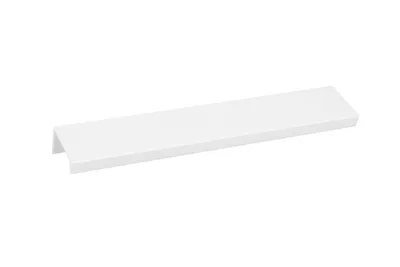 Uchwyt listwowy 4394 - biały półmat / rozstaw 160 mm