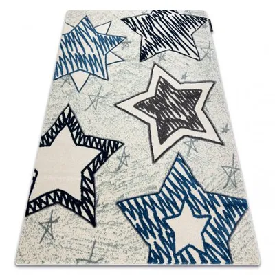 Dywan COLORFUL STARS - niebieski