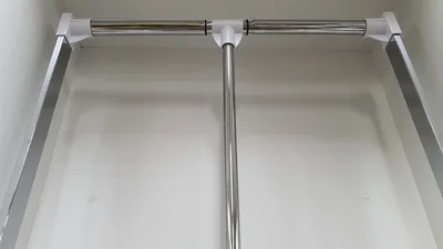 Pantograf aluminiowy Valcomp - biały / 83-115 cm