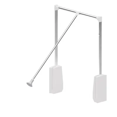 Pantograf aluminiowy Valcomp - biały / 83-115 cm