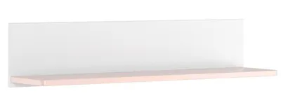 Półka wisząca LUNA LN-14 - biały/różowy