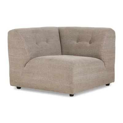 Kanapa VINT: element lewy - taupe