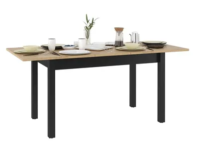 Stół rozkładany QUANT QA-10 - dąb artisan/czarny