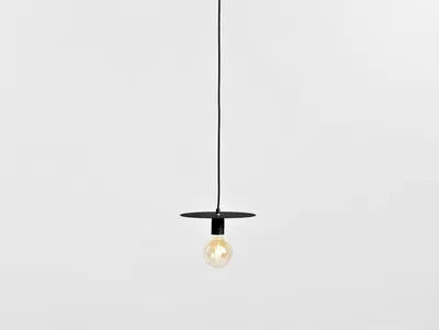 Lampa wisząca SKIVA M - czarny
