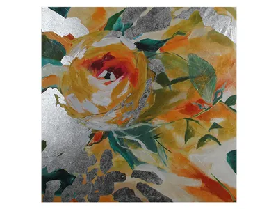 Obraz nowoczesny kwiaty JWE0743 120x120 cm