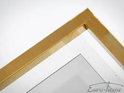 Lustro w stalowej oprawie LW6853 80x180 cm - złoty