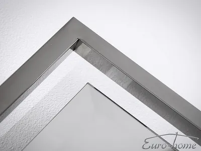 Lustro w stalowej oprawie LW6853 80x180 cm - srebrny