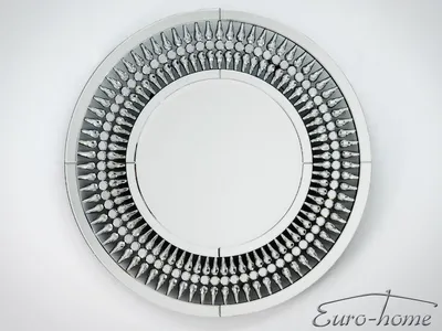 Lustro okrągłe Art deco 16JZ112 Ø80 cm