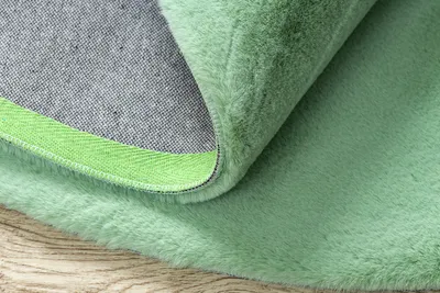 Dywan okrągły FLUFF GREENY - zielony