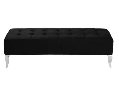 Pufa podłużna tapicerowana POUF006 - czarny