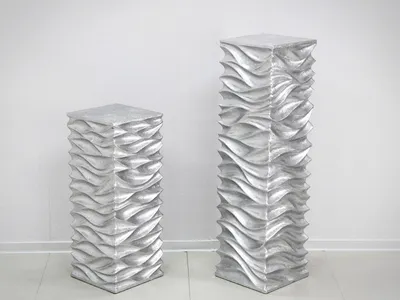 Postument 2081/2 70x27 cm - srebrny