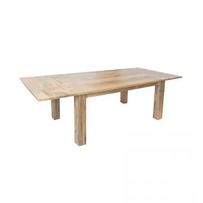 Stół rozkładany drewniany VERONA 160/240x90 - mango naturalne