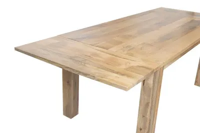 Stół rozkładany drewniany VERONA 160/240x90 - mango naturalne