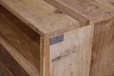 Szafka RTV drewniana CENTURY RUSTIC - stare drewno