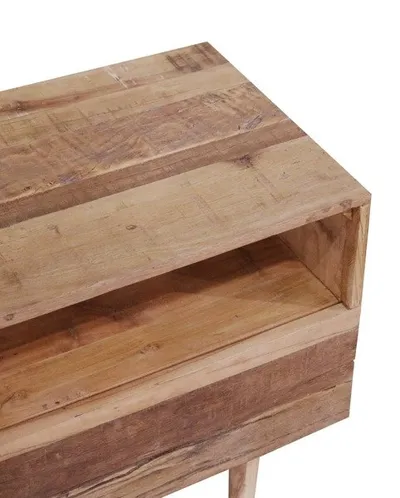 Szafka RTV drewniana CENTURY RUSTIC - stare drewno