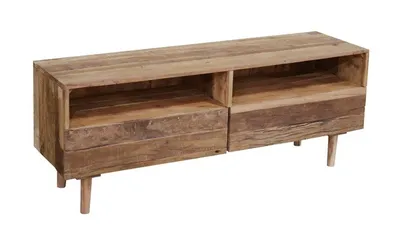 Szafka RTV drewniana CENTURY RUSTIC - stare drewno