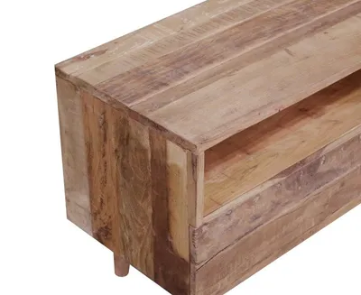 Szafka RTV drewniana CENTURY RUSTIC - stare drewno